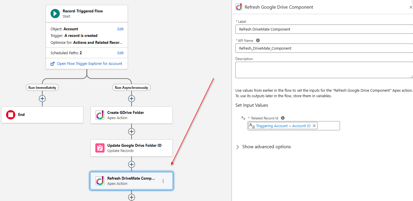 DriveMate Component Refresh Action