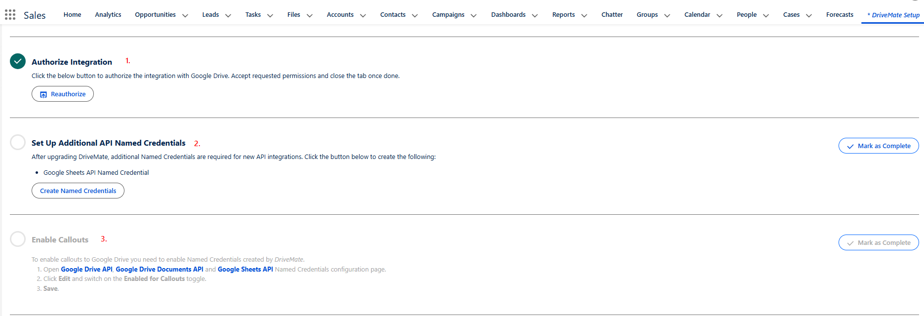 DriveMate Setup - steps to execute with upgrade